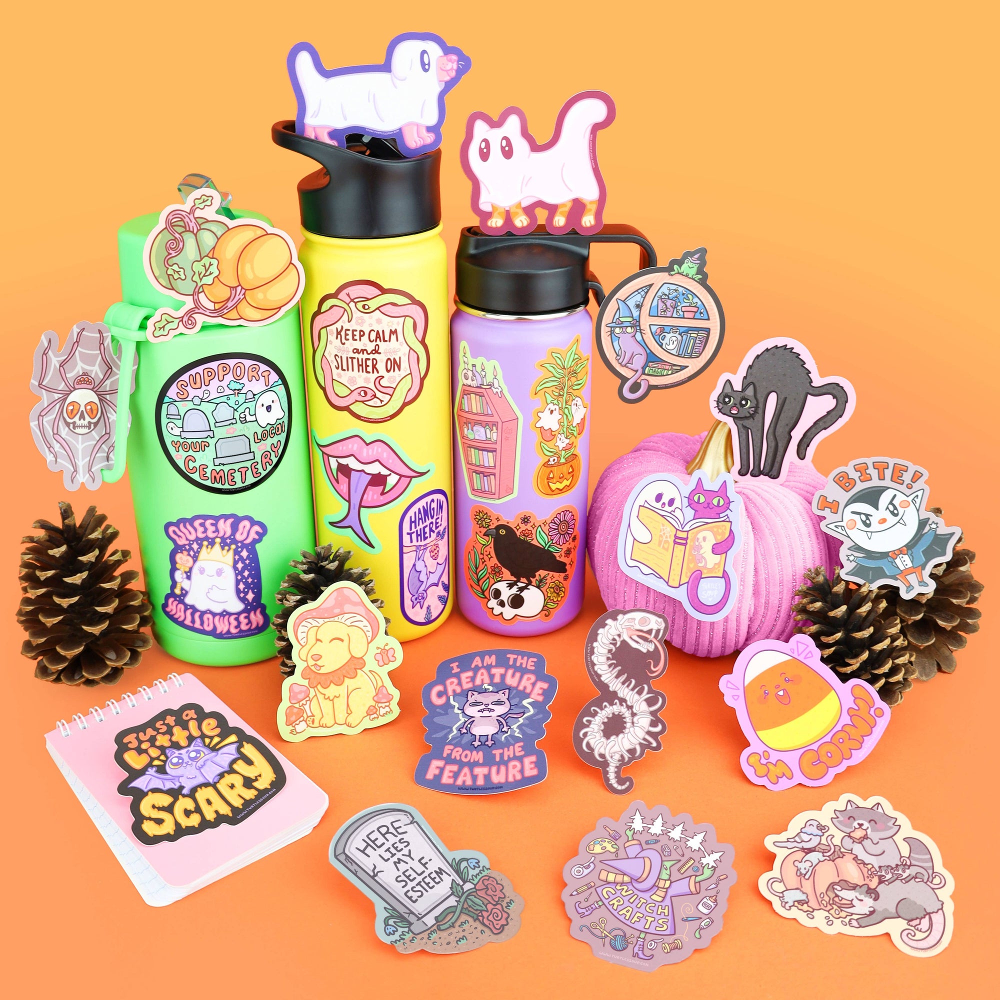 Ghost Puppy, Halloween, Dogs, Cute, Vinyl Sticker