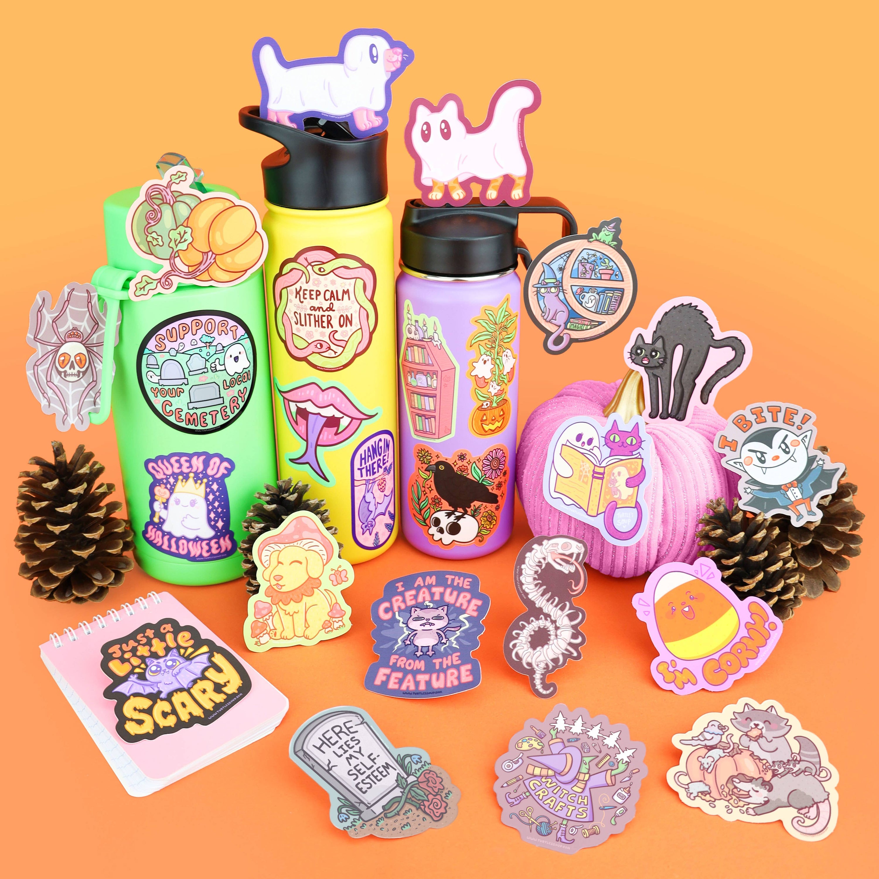 Ghost Puppy, Halloween, Dogs, Cute, Vinyl Sticker