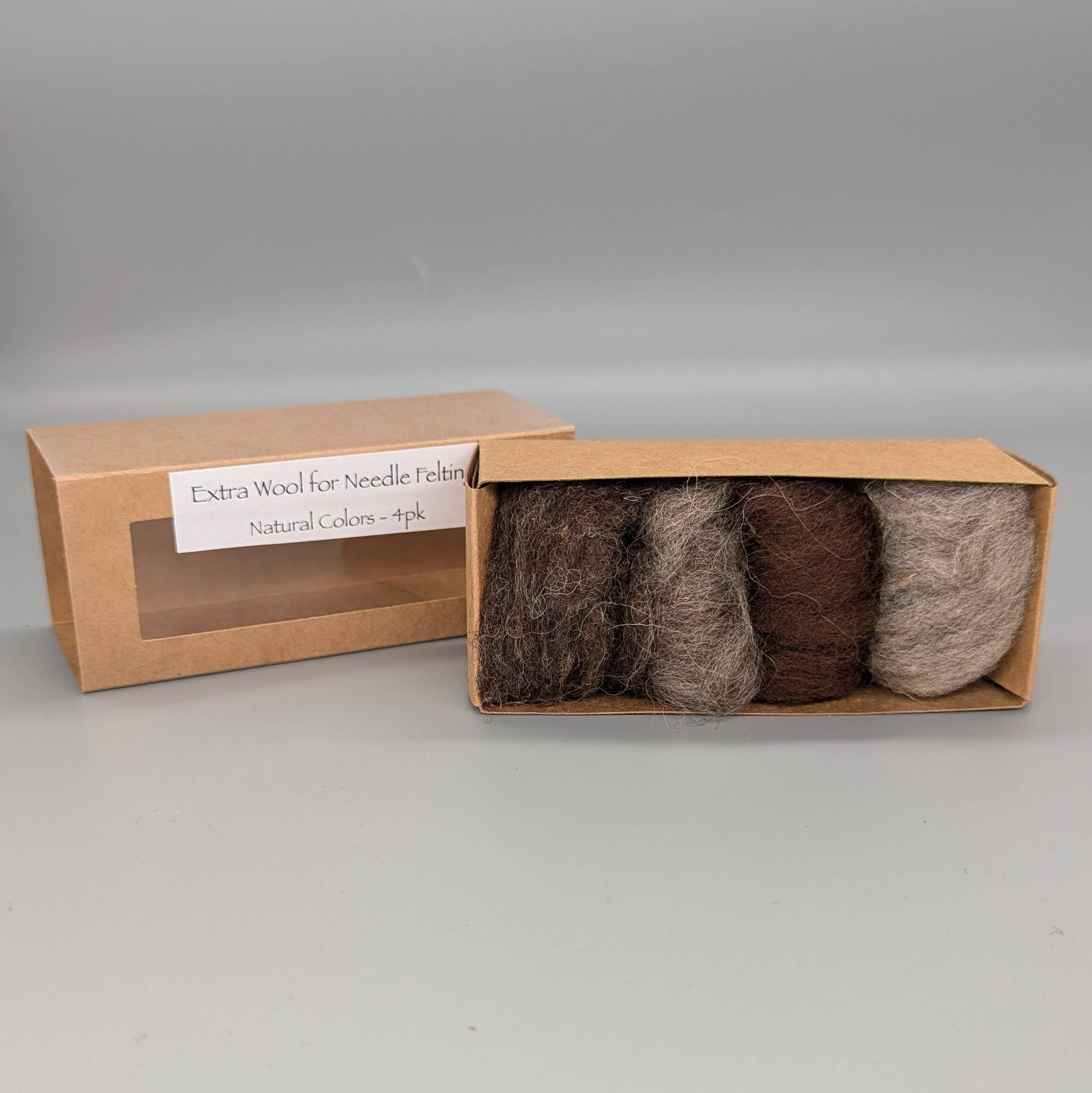 Small Size - Extra Wool Color Box- Five Color Options