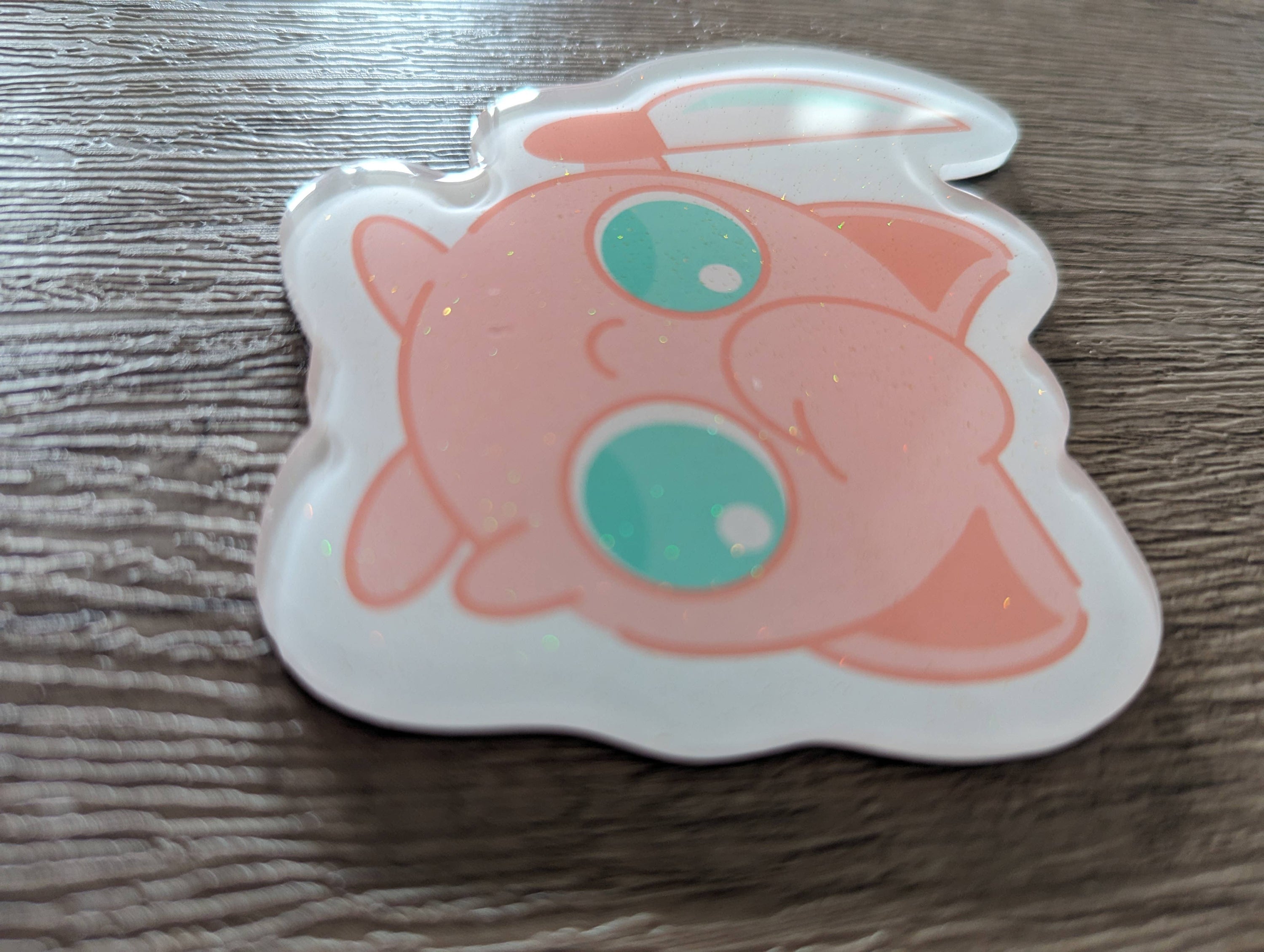 Jigglypuff Magnet - Cute Sparkly pokémon