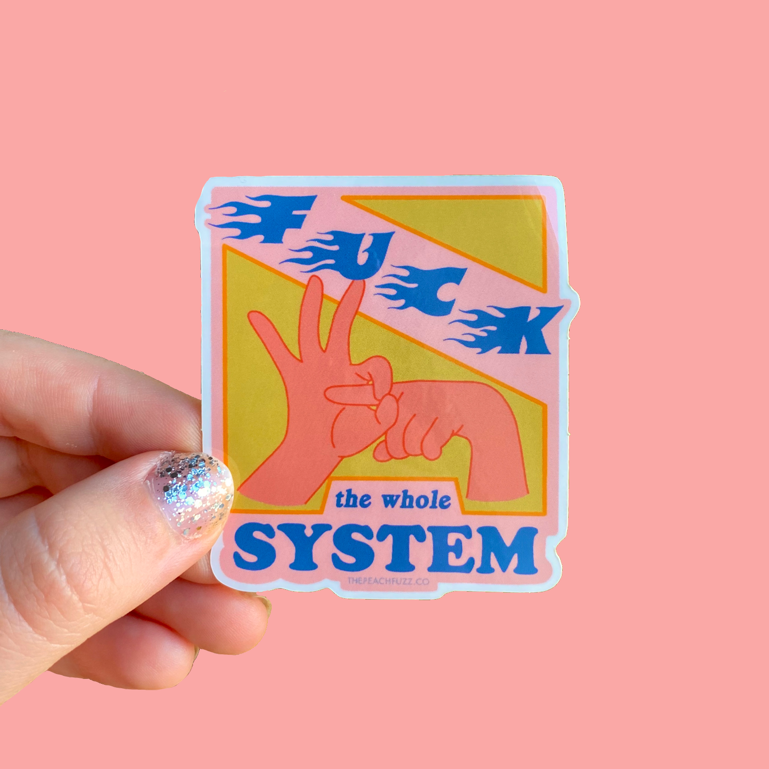 F*ck The System Sticker