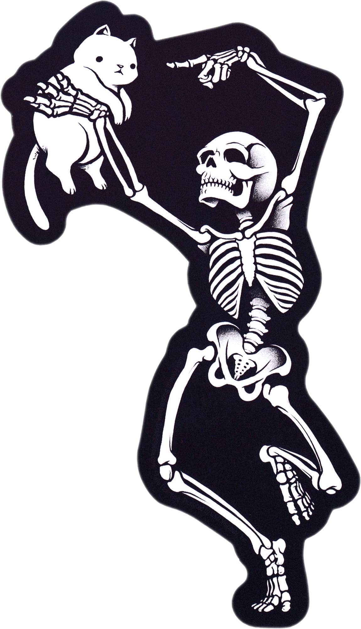 Sticker - Tobe Fonseca - Skeleton And A Cat