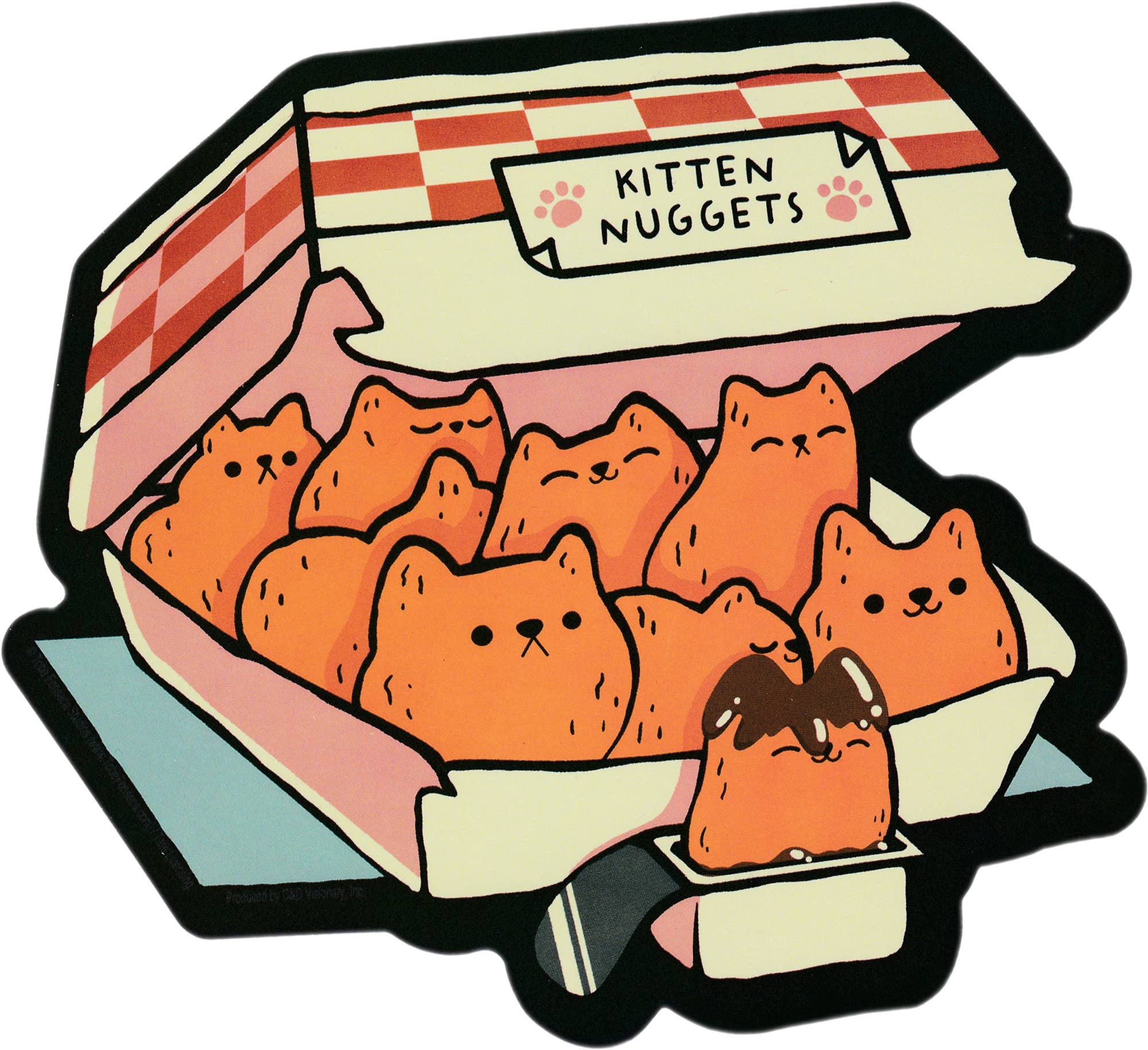 Sticker - Tobe Fonseca - Kitten Nuggets (Chicken Nuggets)