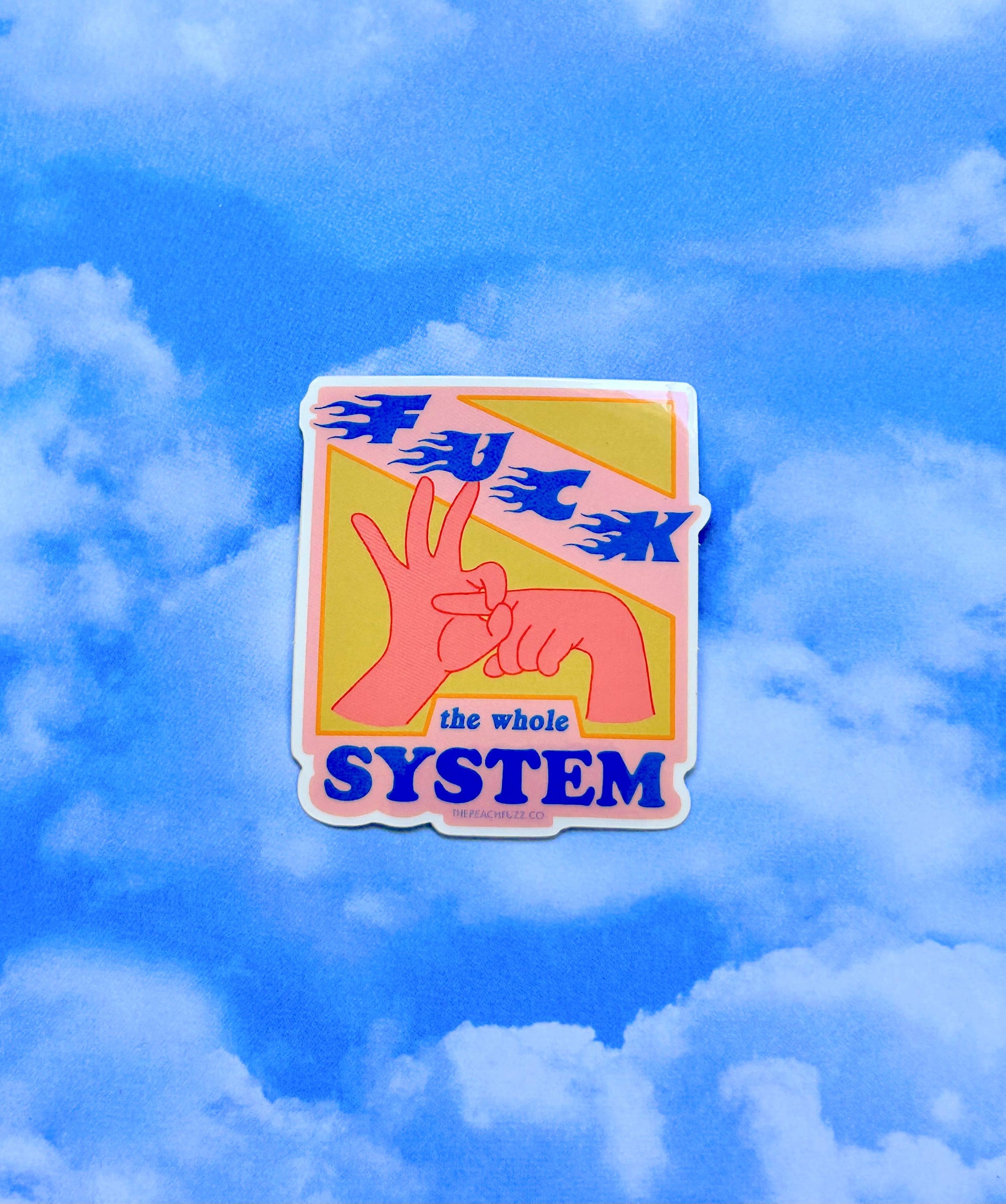 F*ck The System Sticker