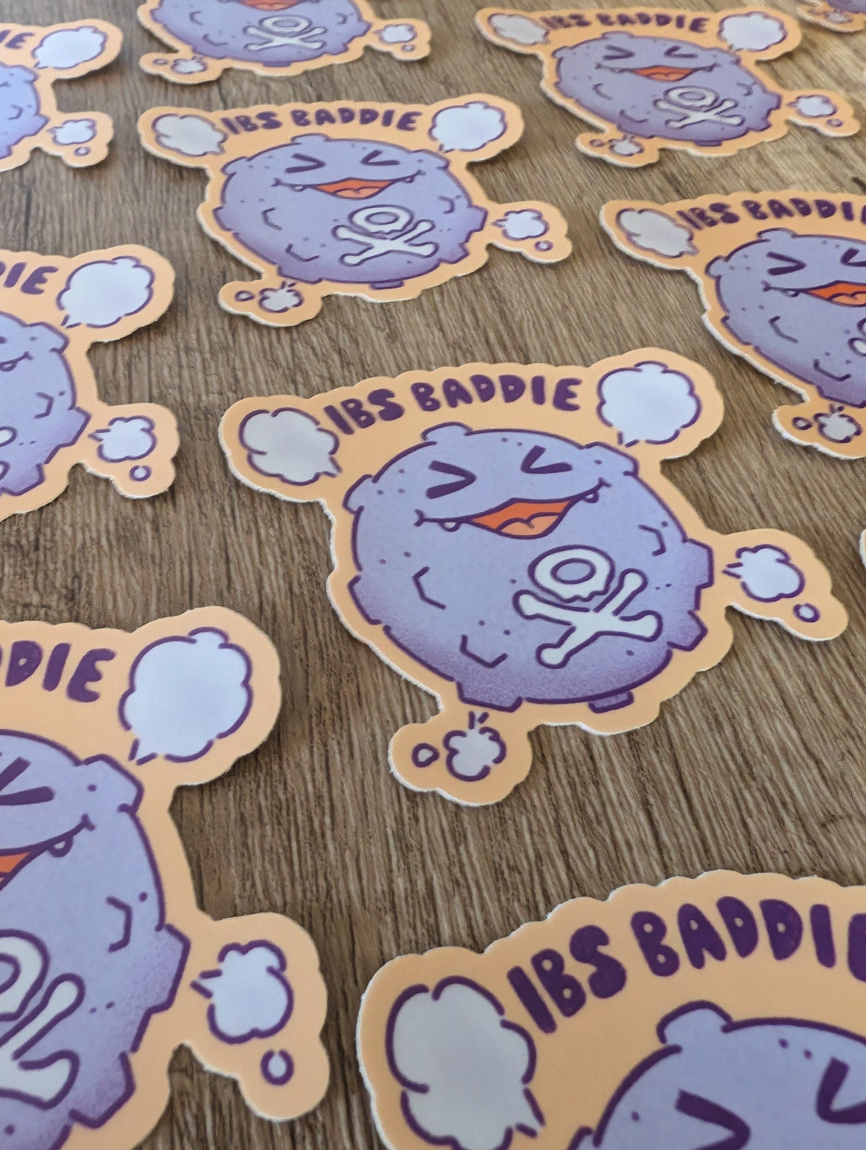 IBS Koffing - Cute Pokémon Nintendo Game Vinyl Sticker