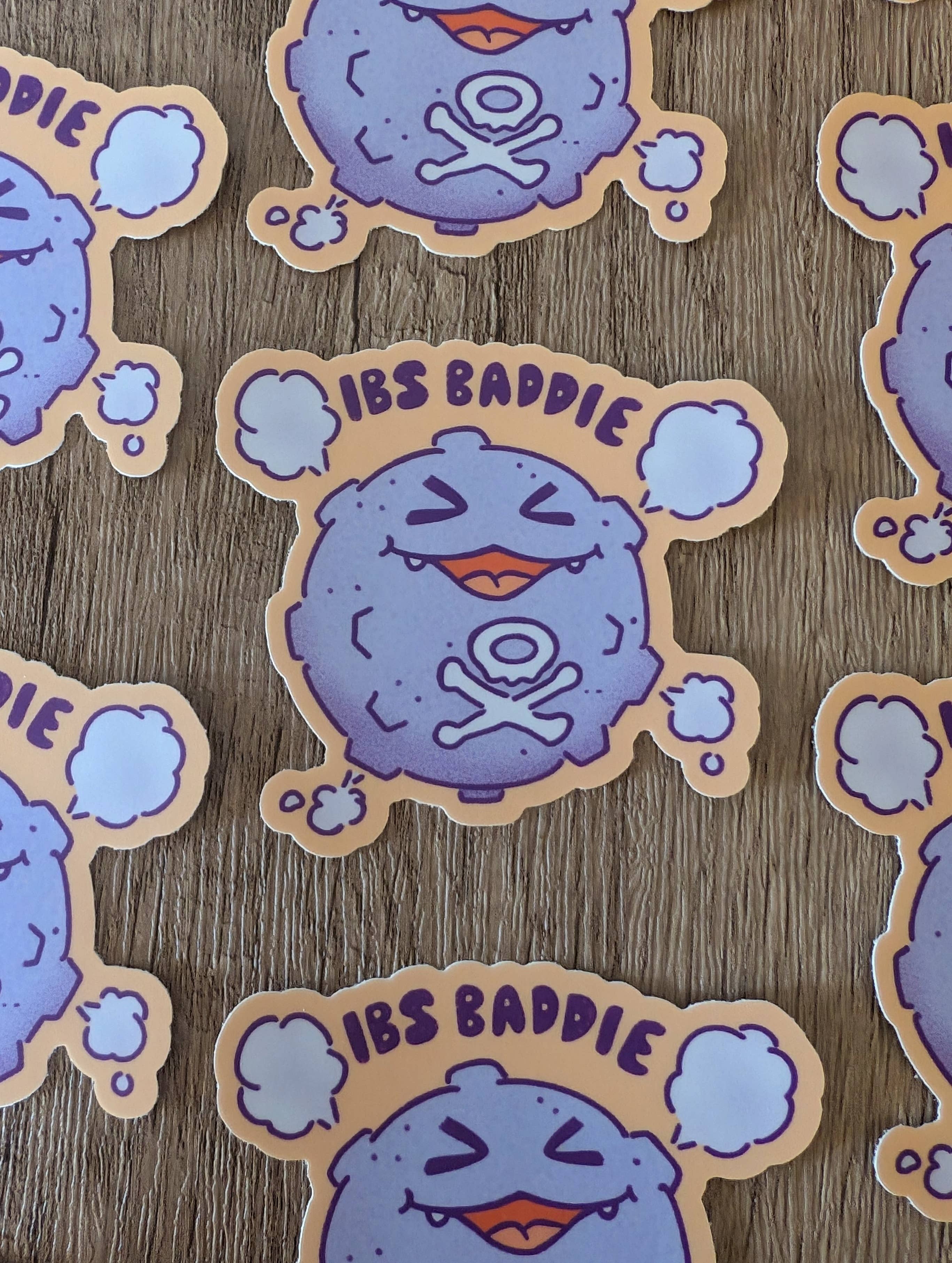 IBS Koffing - Cute Pokémon Nintendo Game Vinyl Sticker