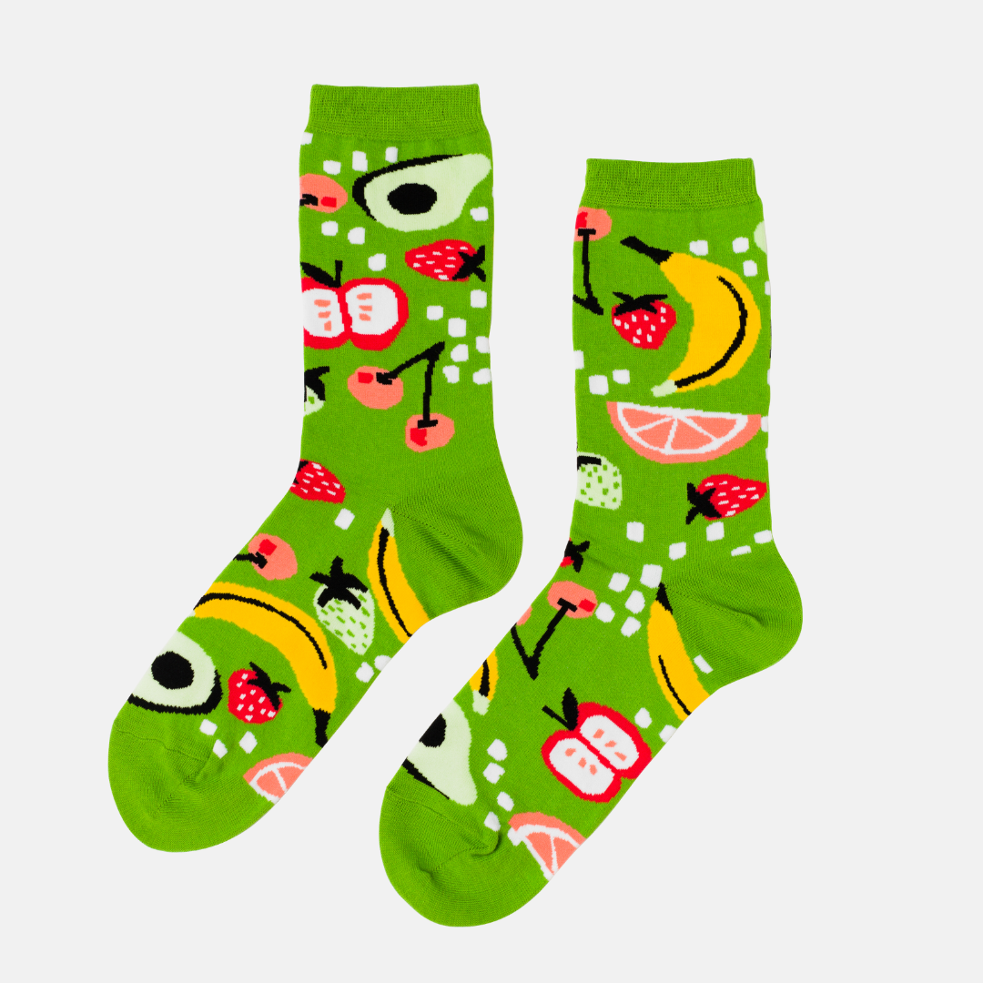 Fruits - Small Crew Socks - Food Themed Accessories