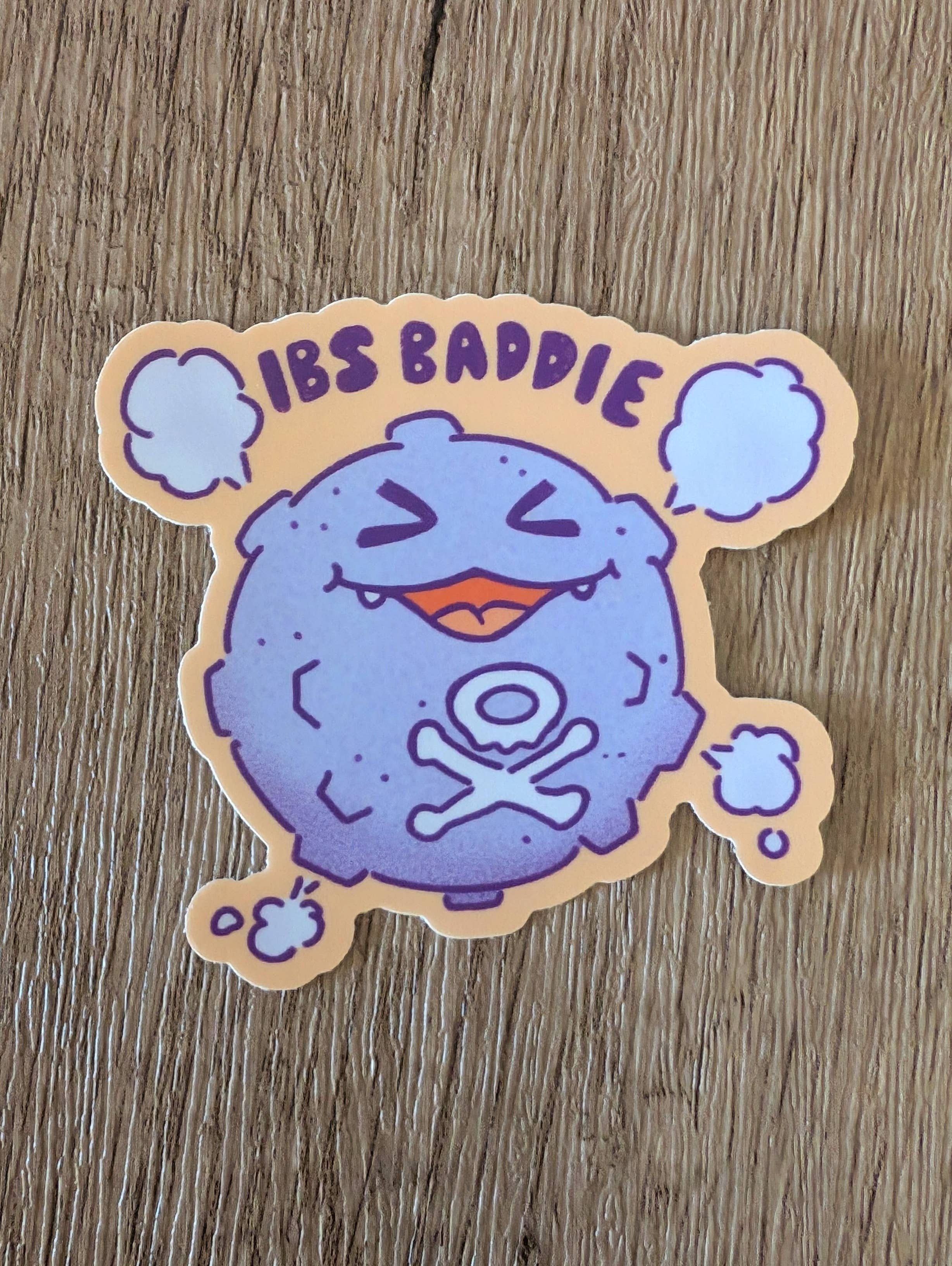 IBS Koffing - Cute Pokémon Nintendo Game Vinyl Sticker