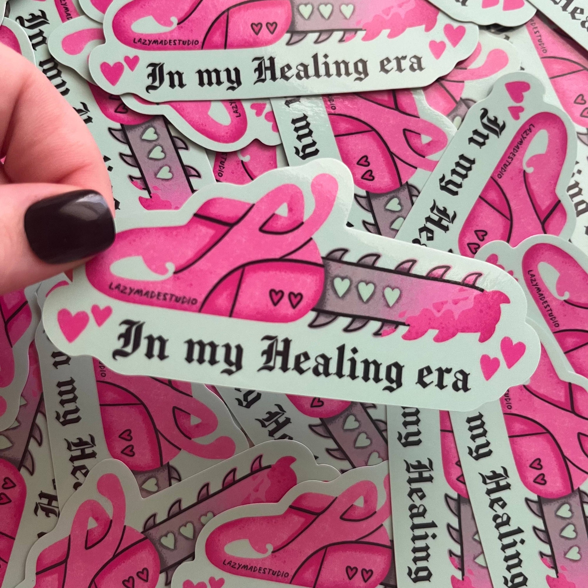 In my Healing Era Waterproof Sticker