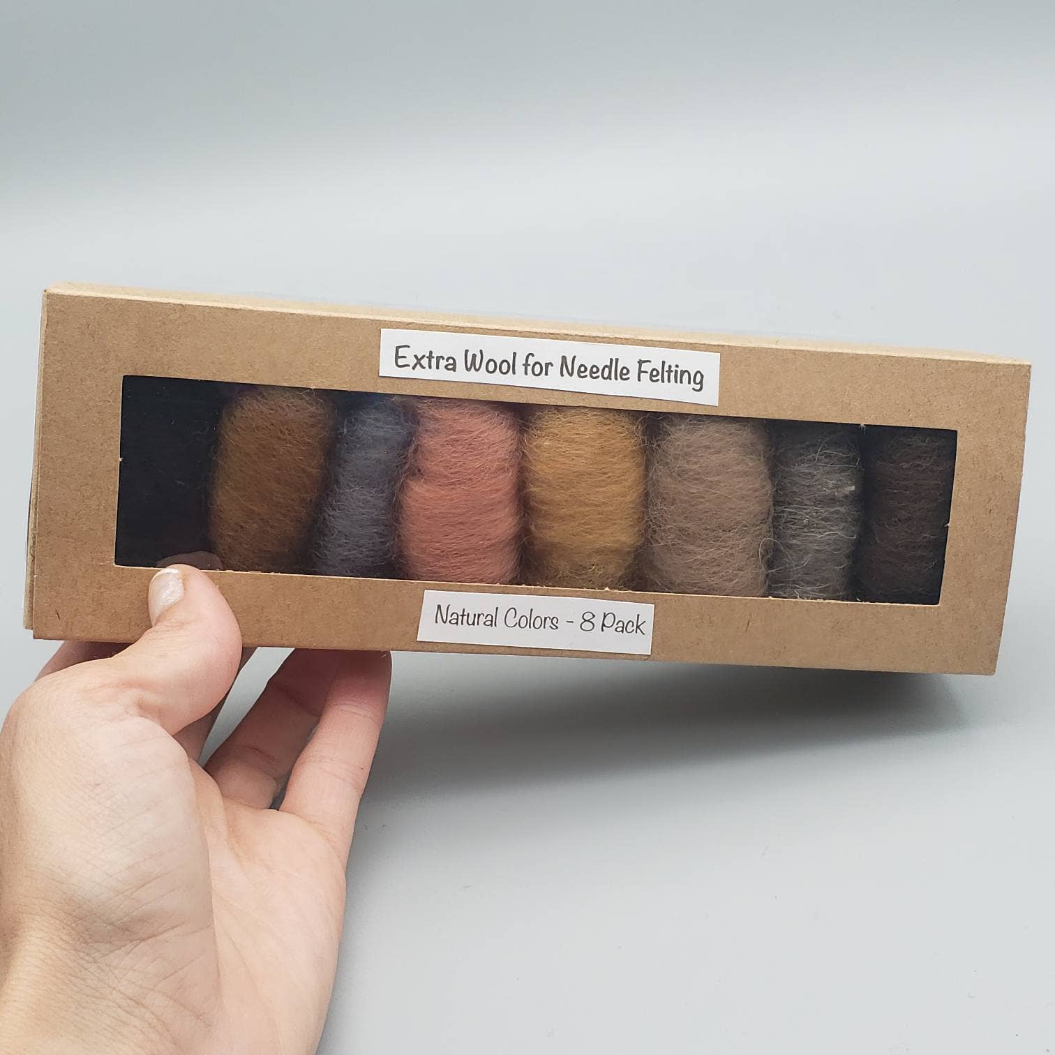 Medium Size - Extra Wool Color Box- Three Color Options