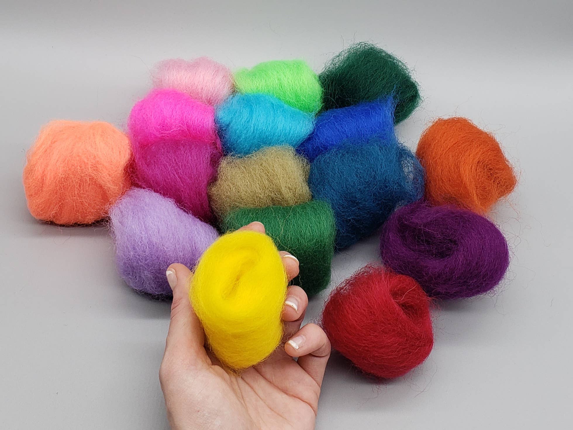 Small Size - Extra Wool Color Box- Five Color Options