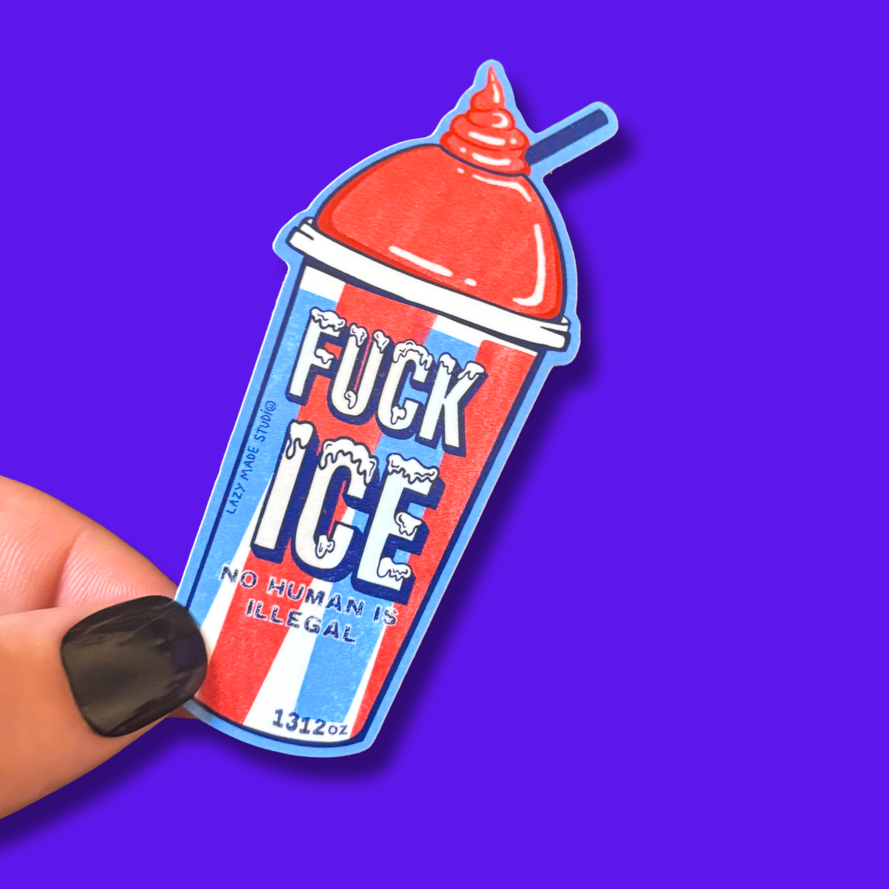 FUCK I.C.E Waterproof Sticker 