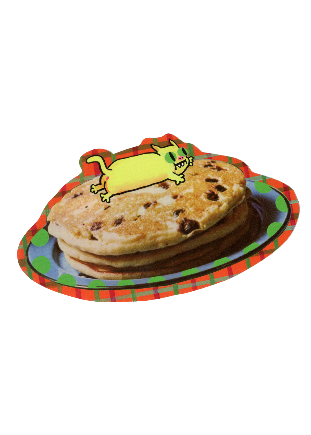 Butter cat pancake jumbo sticker