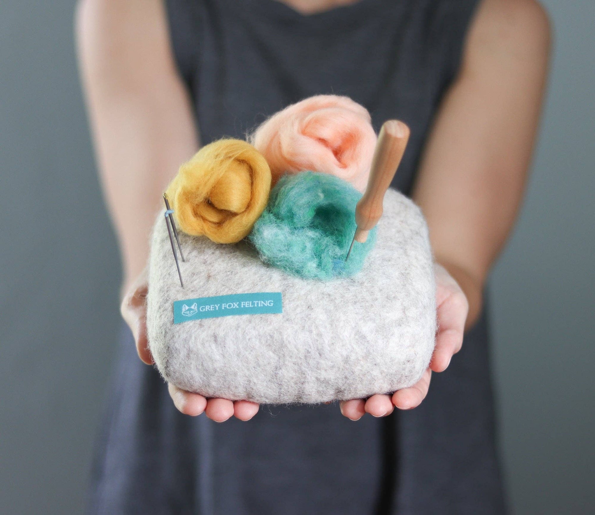 100% Pure Wool Needle Felting Mat - Small