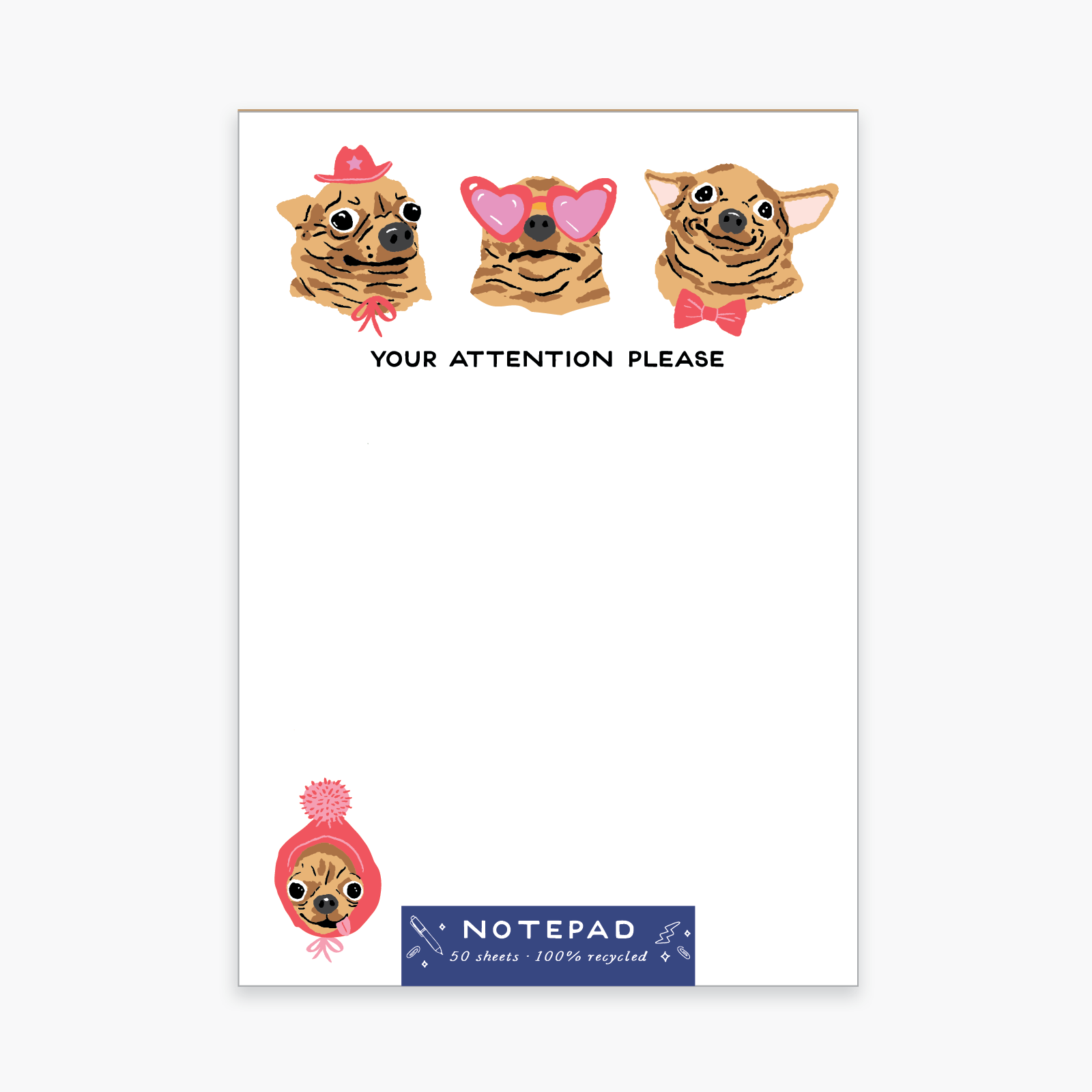 Stunning Dogs - Cute Chihuahua Notepad