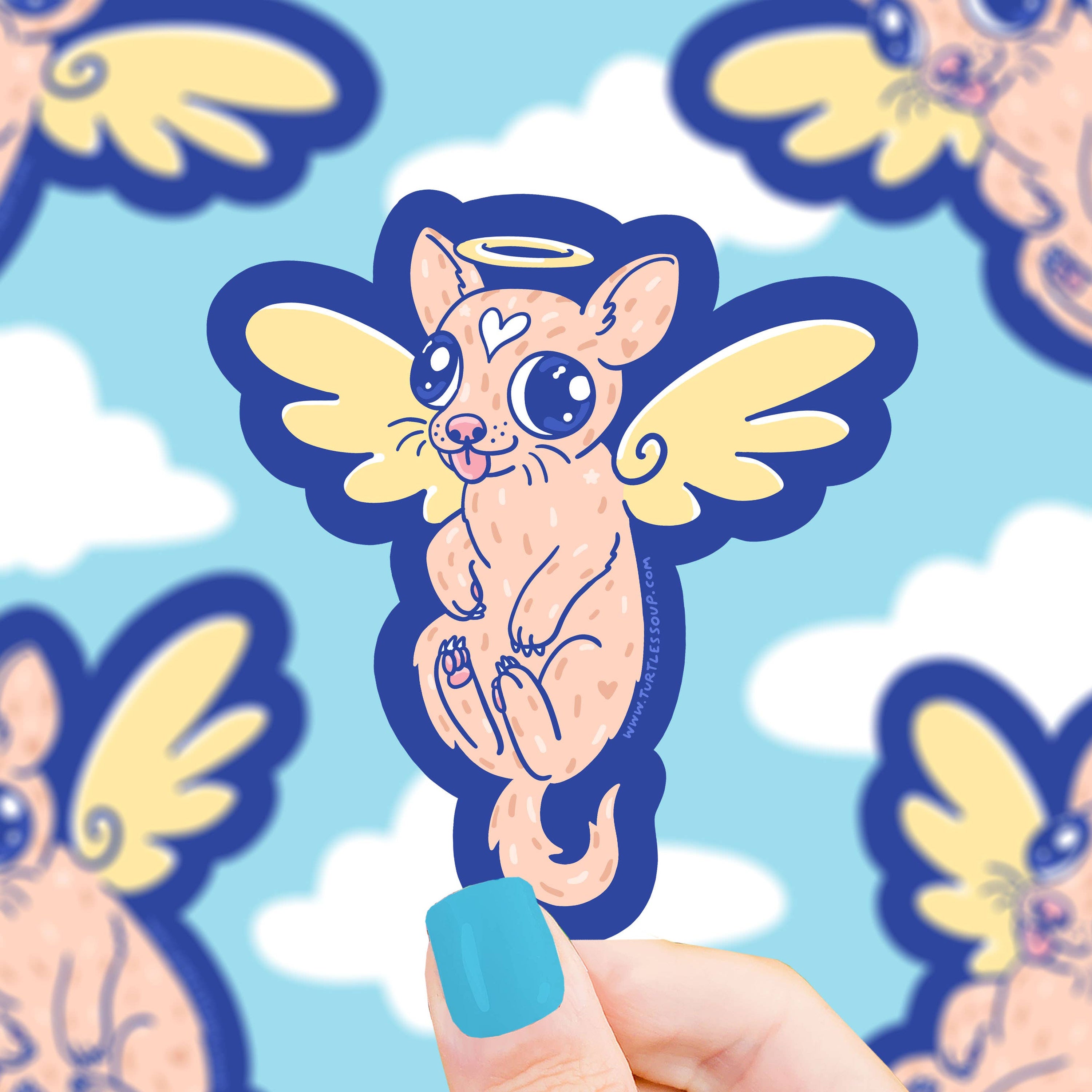 Angel Chihuahua Puppy Cute Dog Lover Pets Vinyl Sticker