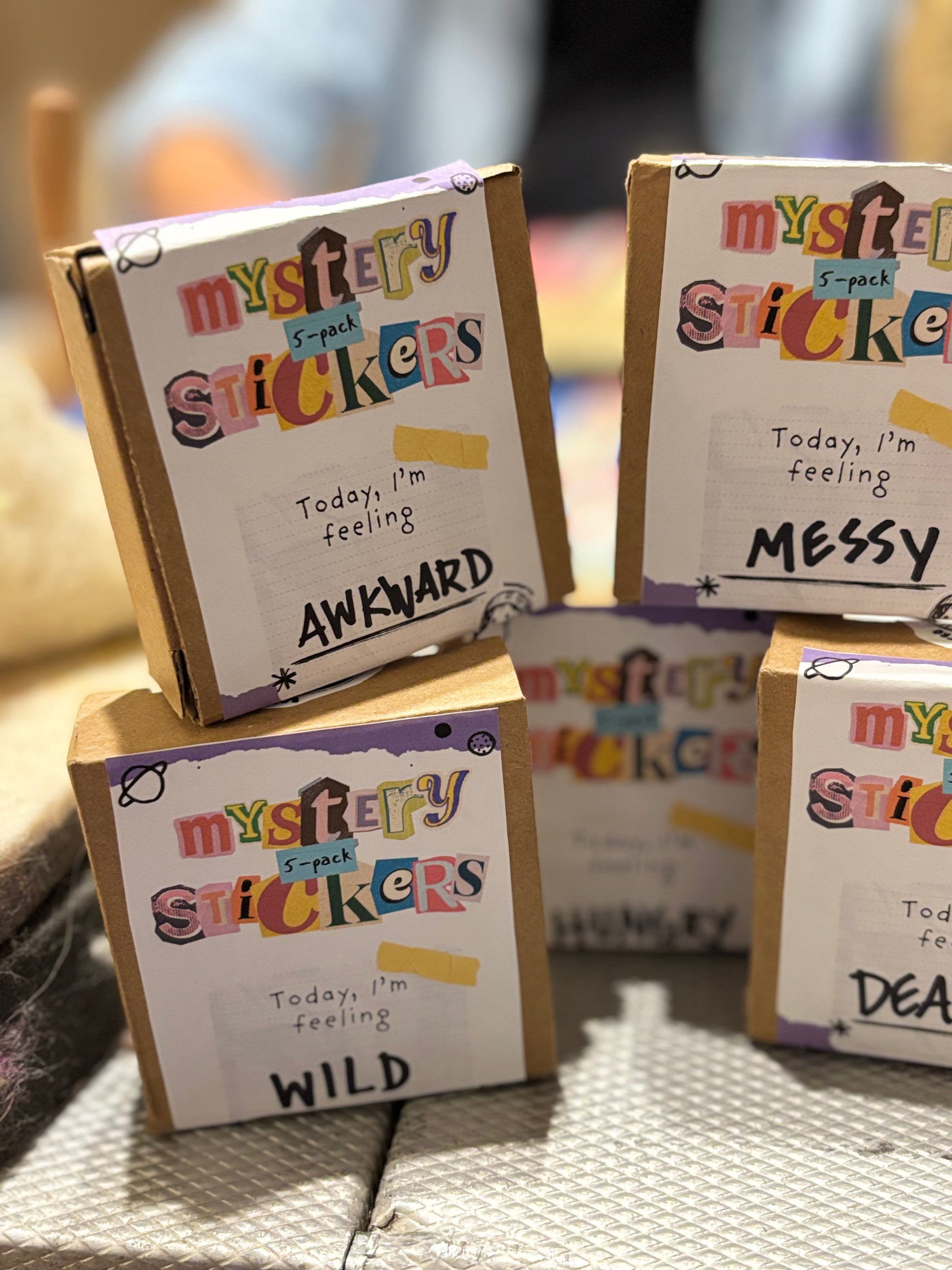 Mystery Mood Sticker 5-Pack