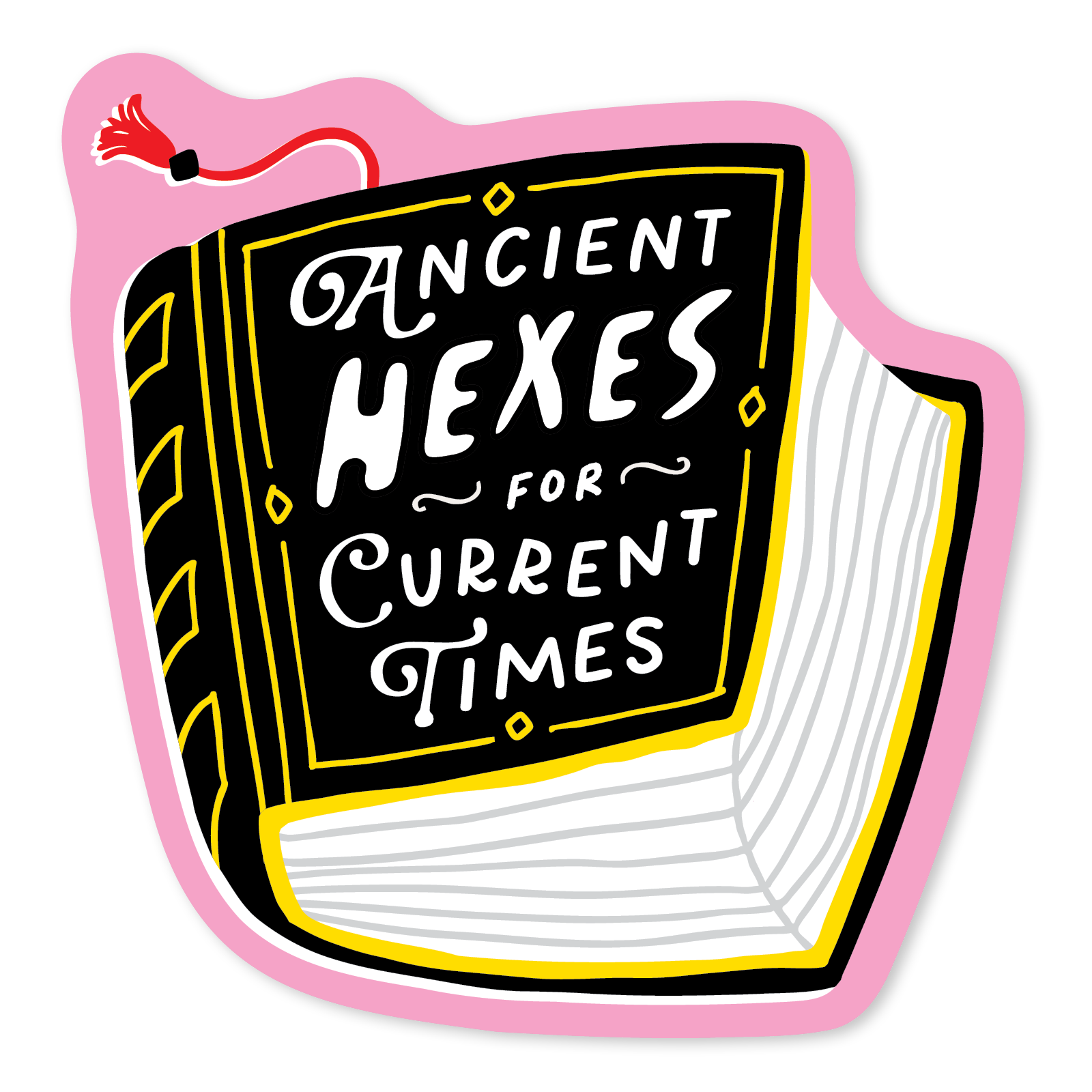 Book of Hexes For Current Times Sticker