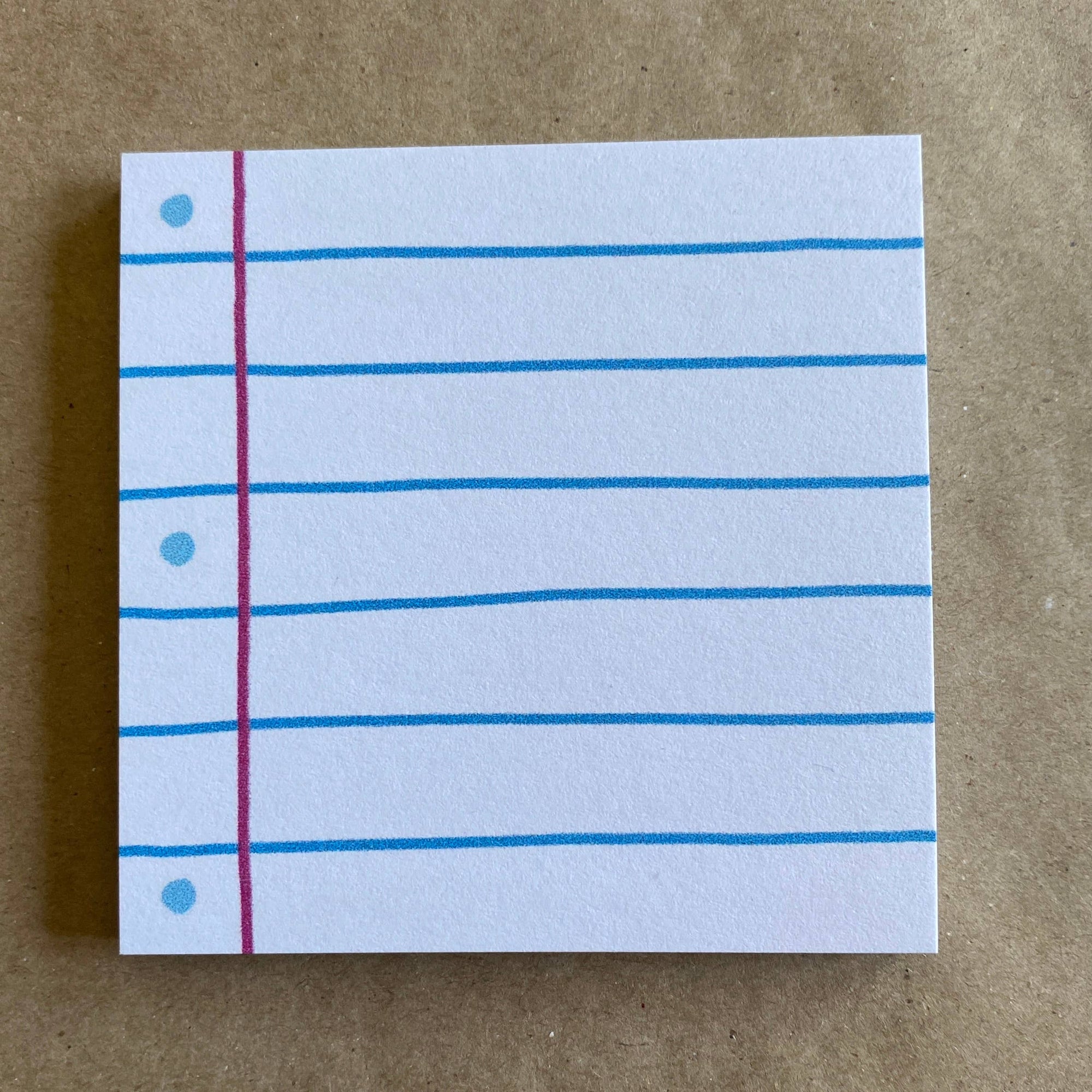 Notebook Paper Sticky Notes
