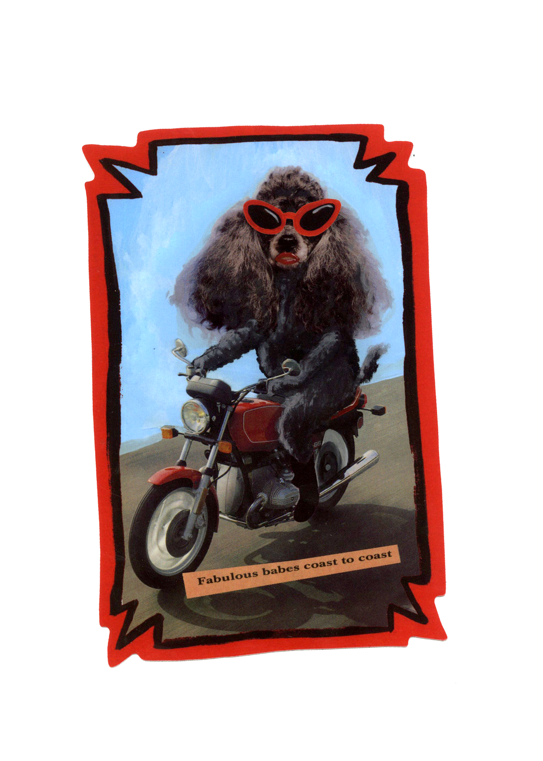 Babe alert jumbo sticker