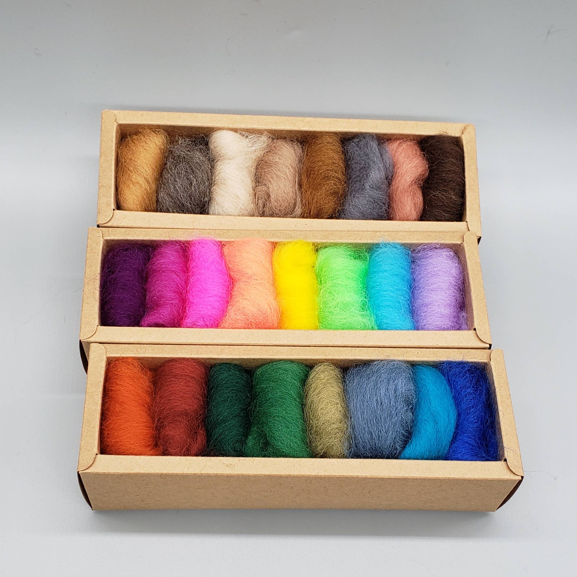 Medium Size - Extra Wool Color Box- Three Color Options