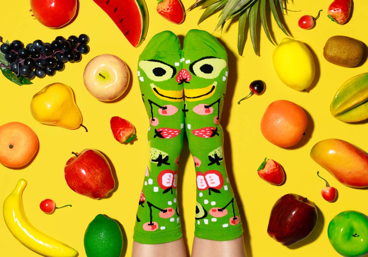 Fruits - Small Crew Socks - Food Themed Accessories