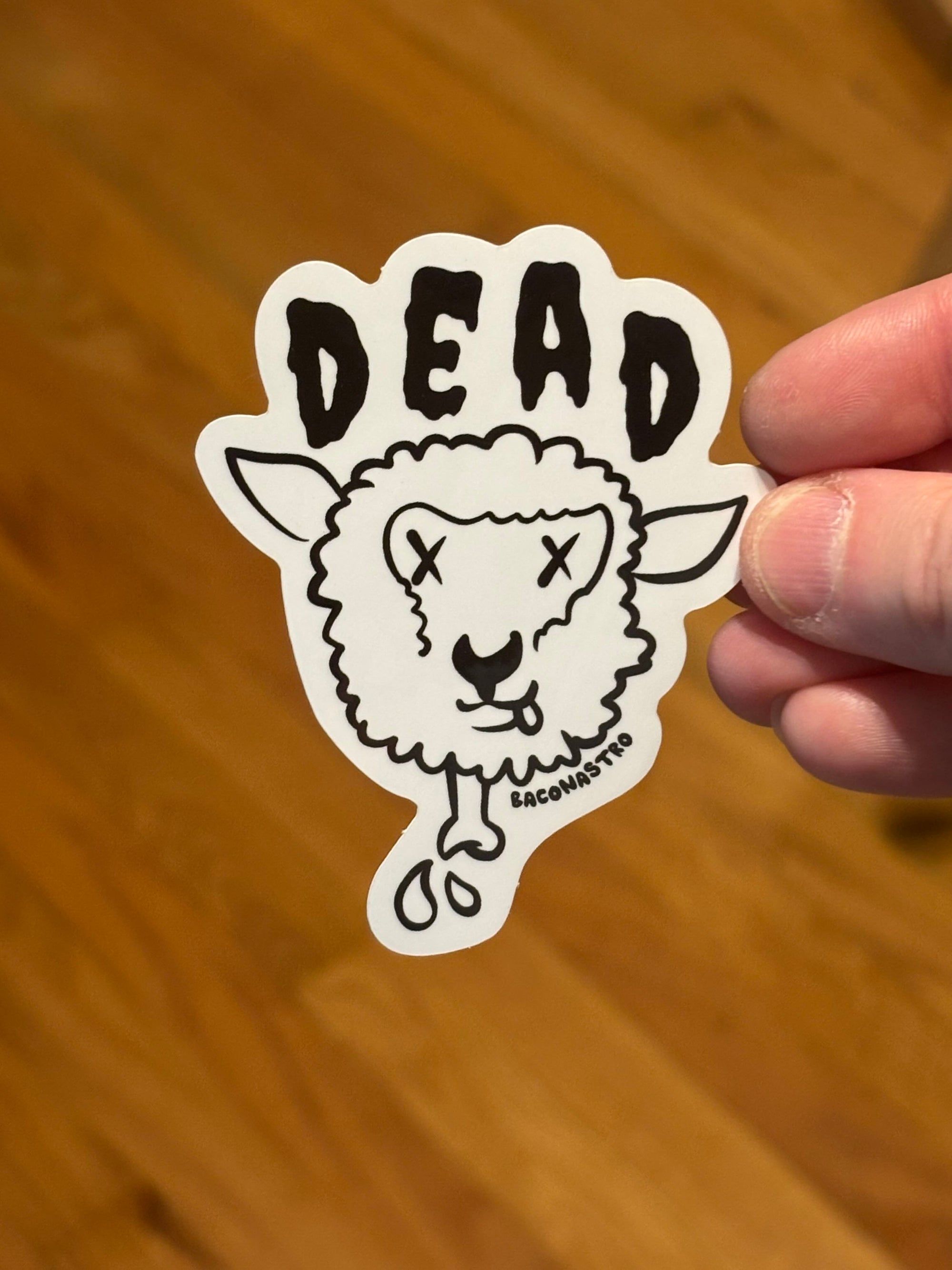 Dead Sheep Sticker