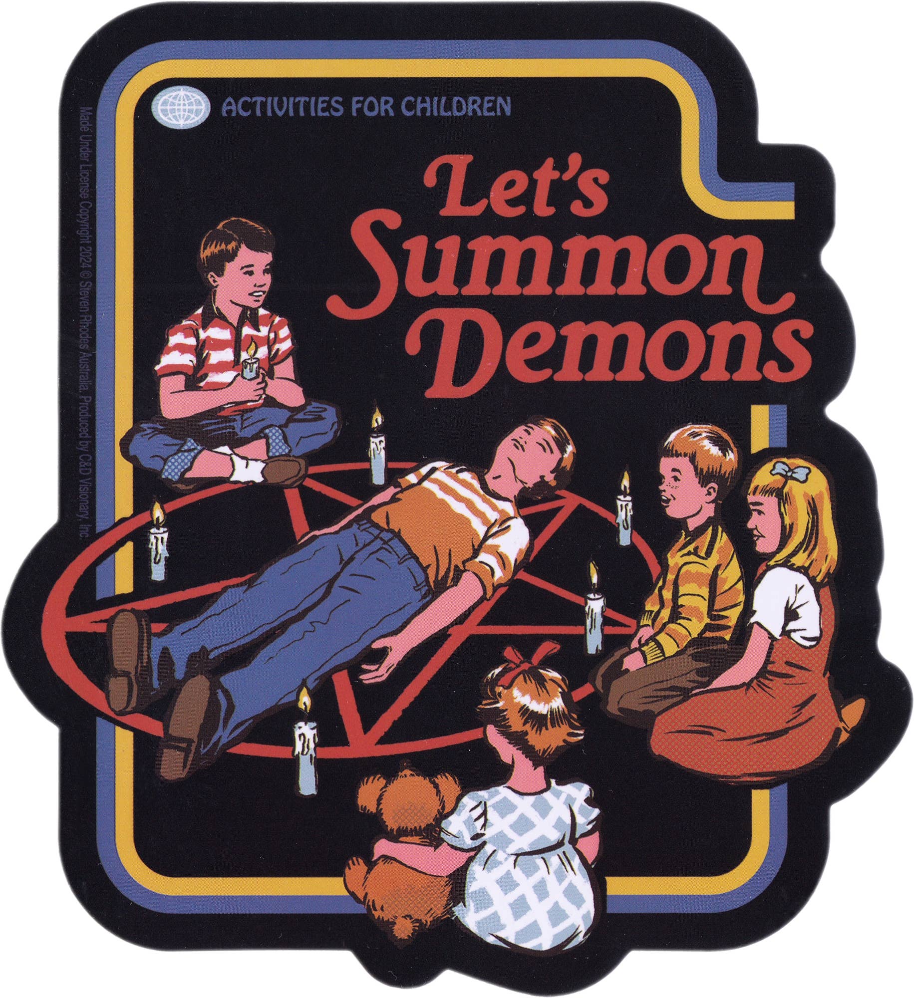 Sticker - Steven Rhodes - Let's Summon Demons - Pentagram