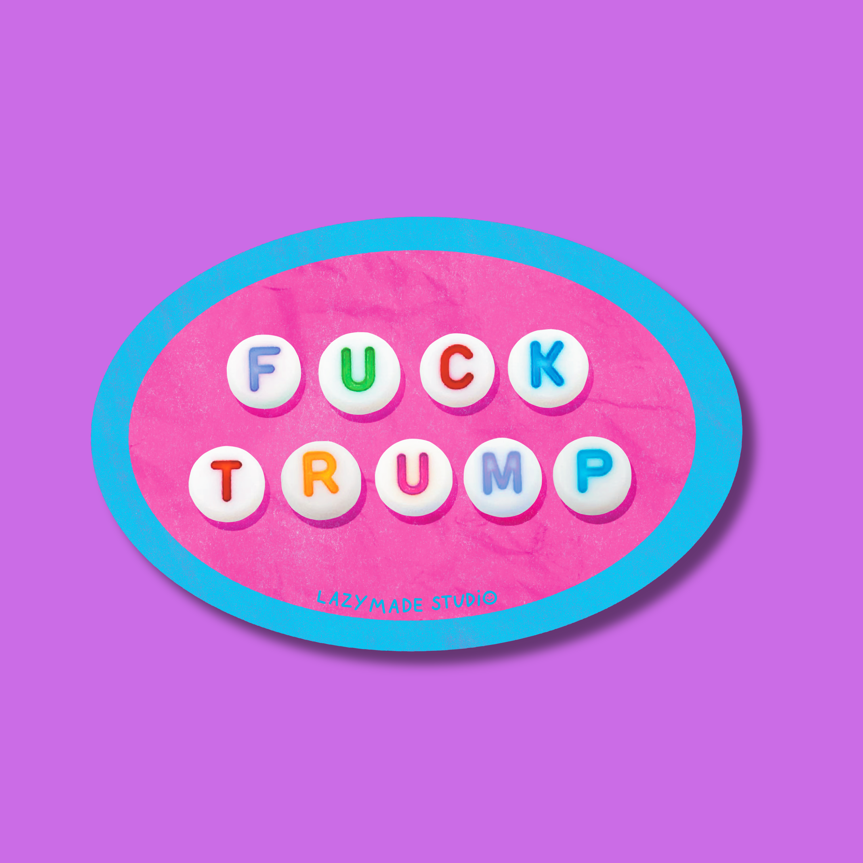 Fuck Trump Waterproof Sticker
