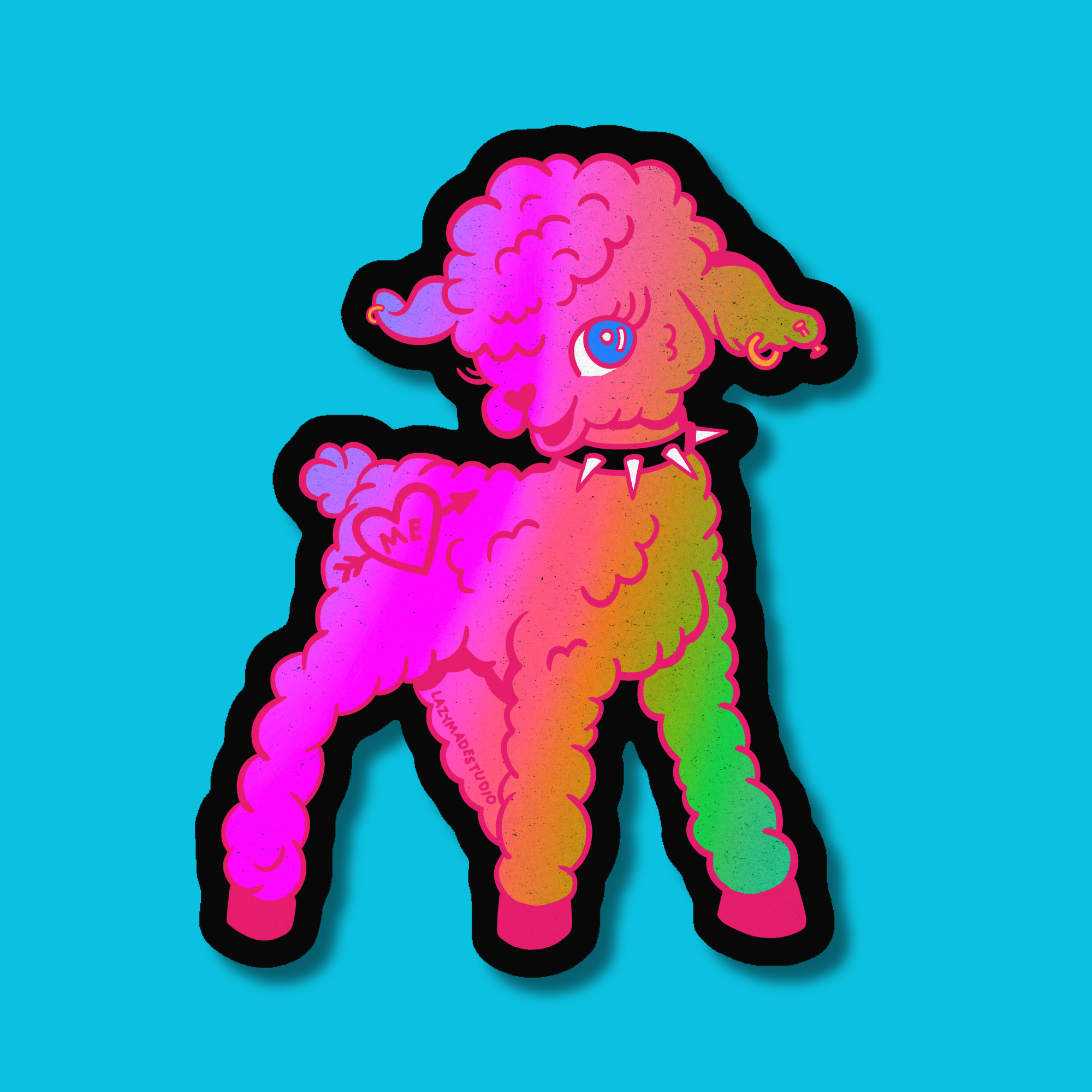 Self Love Lamb Waterproof Sticker