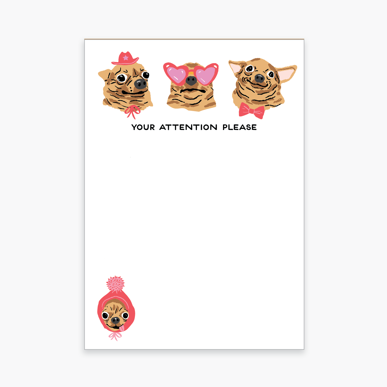 Stunning Dogs - Cute Chihuahua Notepad