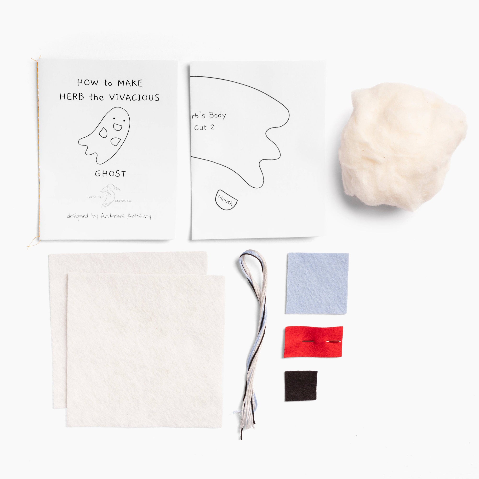 Herb the Vivacious Ghost - DIY Craft Kit