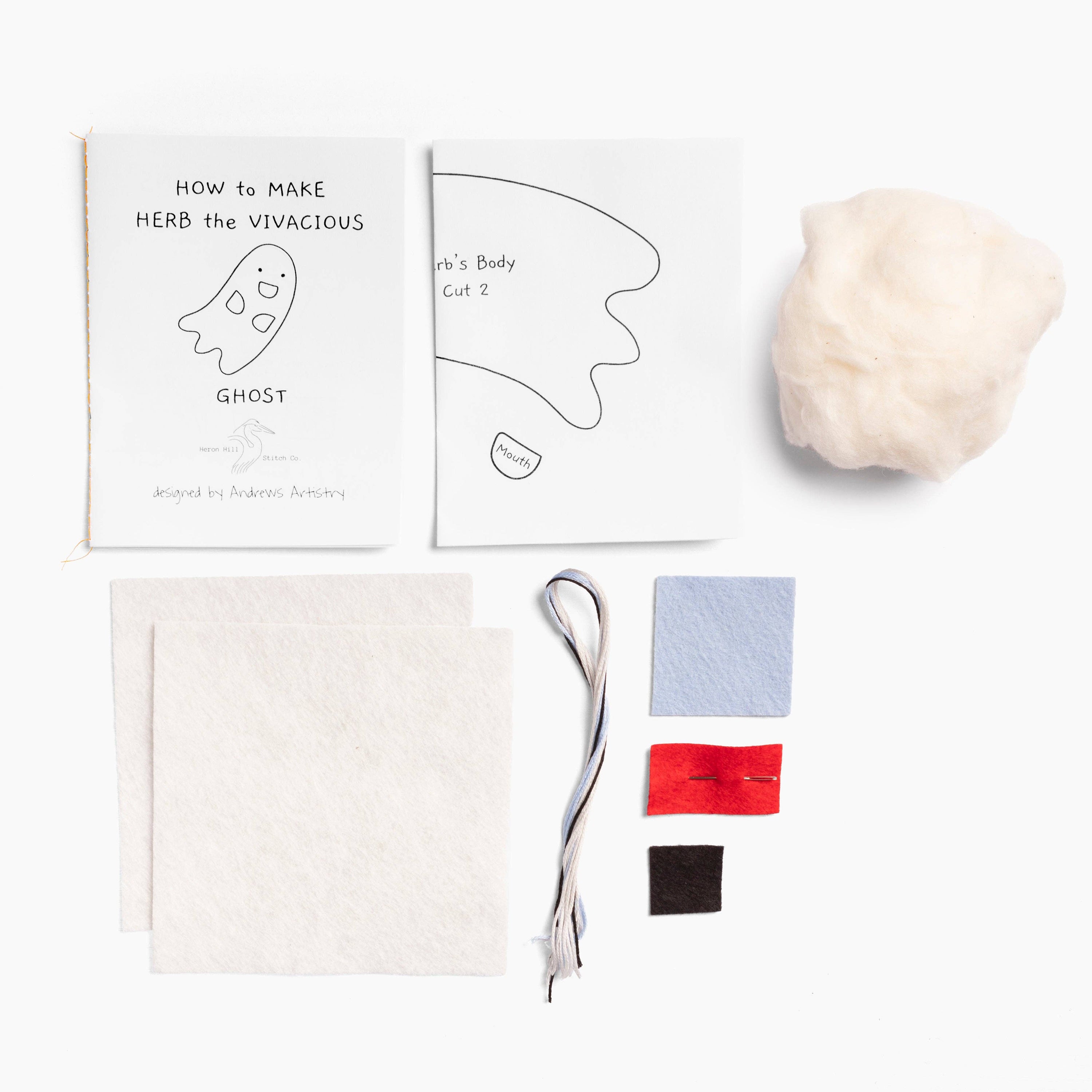 Herb the Vivacious Ghost - DIY Craft Kit